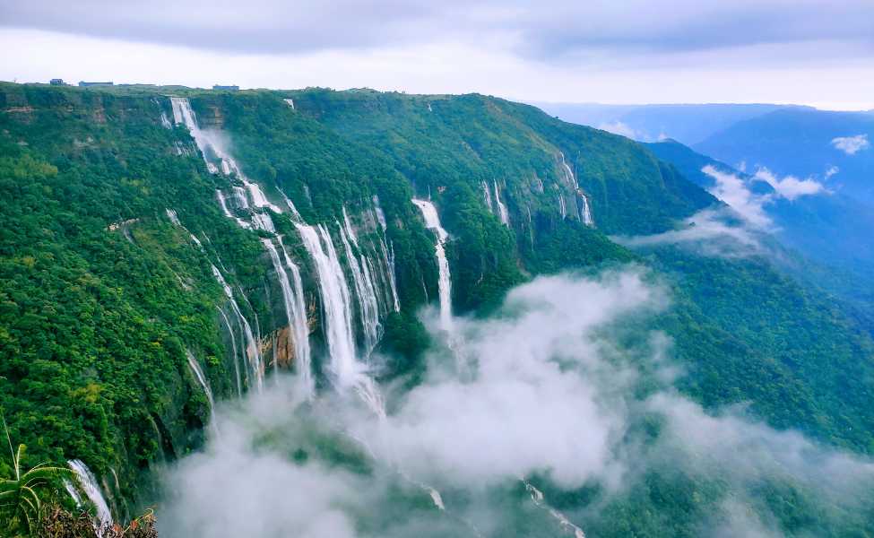 Seven Sisters Falls - Amazing Meghalaya