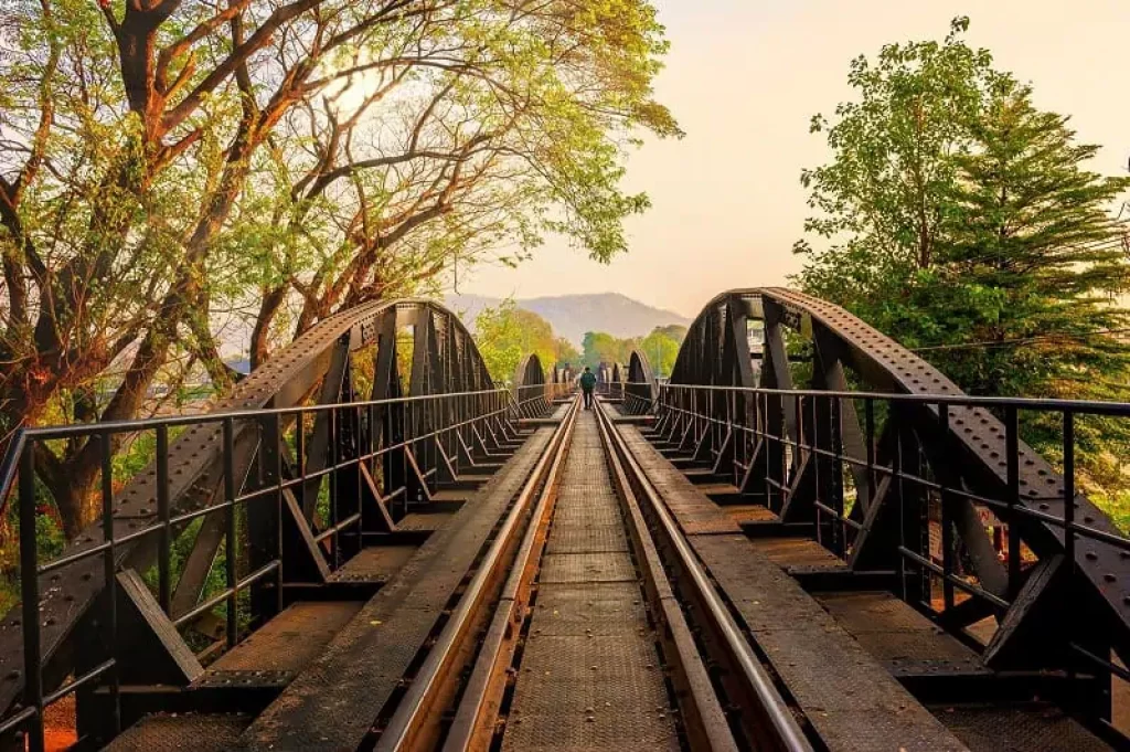 The bridge over the Kwai river