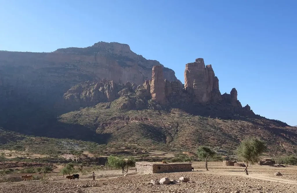 Abuna Yemata Guh is a monolithic church located in the Hawzen woreda of the Tigray Region, Ethiopia