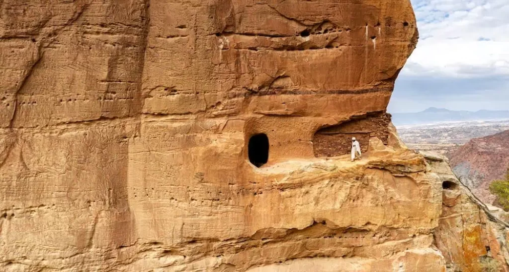 Abuna Yemata Guh is a monolithic church located in the Hawzen woreda of the Tigray Region, Ethiopia