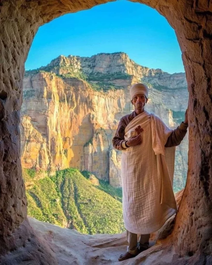 Abuna Yemata Guh is a monolithic church located in the Hawzen woreda of the Tigray Region, Ethiopia